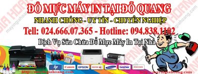 Dịch vụ đổ mực máy in tại nhà đỗ quang uy tín chất lượng