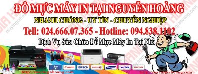 đổ mực máy in tại nhà nguyễn hoàng uy tín