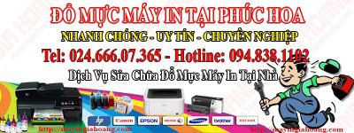 Đổ mực máy in tại nhà phúc hoa
