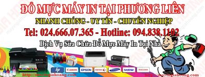 Đổ mực máy in tại nhà phương liên