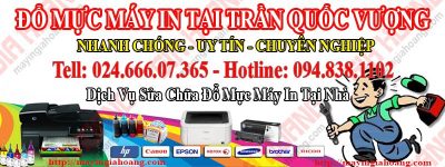 Dịch vụ đổ mực máy in tại nhà trần quốc vượng uy tín nhanh chóng